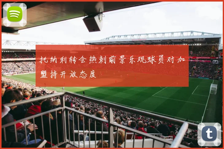 托纳利转会热刺前景乐观球员对加盟持开放态度