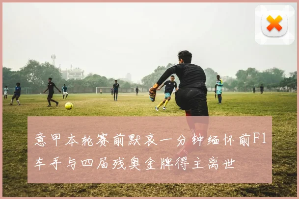 意甲本轮赛前默哀一分钟缅怀前F1车手与四届残奥金牌得主离世